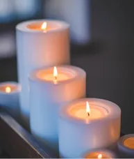 Image represents selling candles